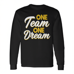 Camiseta de Manga Larga One Team One Dream para Trabajo en Equipo, Categoría de Productos Promocionales - Product Image 2
