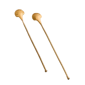 Juego de Cucharas para Mezclar Cócteles de Acero Inoxidable, Color Plateado, Herramienta de Bar, Hecho a Mano, Ecológico, Moderno - Product Image 5