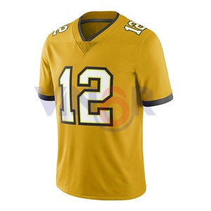 Conception Personnalisée de Votre Propre Équipe de Sublimation Maillot de Football Américain Nouvelle Arrivée Fabricant de Sports d'Été Maillot de Football Américain - Product Image 2