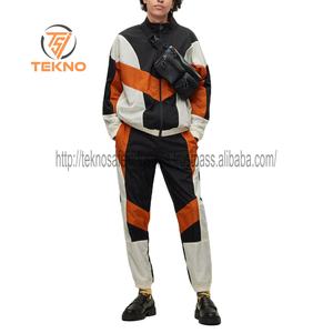 Chándal personalizado de nailon y poliéster para el verano, chándal térmico de dos piezas para correr, conjuntos de chaqueta cortavientos para hombre, chándal - Product Image 1