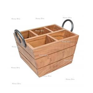 Newest Design <b>Wooden</b> <b>Cutlery</b> Holder Exclusive Quality Customized Size <b>Cutlery</b> Holder For Wholesale Supplier - Product Image 2