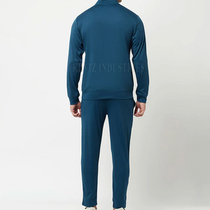 Logo personnalisé fermeture éclair survêtements marque privée ensembles survêtements coton Premium survêtements à vendre 2024 - Product Image 3