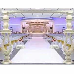 Impresionante boda de madera perla blanca Mandap Trending Mandap Set para boda hindú EE. UU. Mejor decoración moderna Mandap DST Exports - Product Image 2