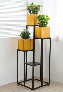 Support de plante pour étagère à épices en verre et pots de fleurs qui rend votre espace facile à nettoyer et unique pour la cuisine à domicile - Product Image 5