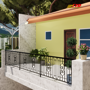 Balustrades en fer pour balcon modernes et classiques de qualité supérieure artistiques, sécurisées et construites pour transformer l'esthétique extérieure de votre maison - Product Image 3