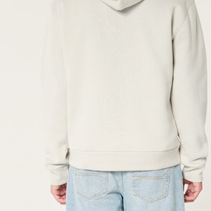 Alta calidad 500 GSM algodón grueso en blanco liso de peso pesado sudaderas con capucha de gran tamaño sin cuerda Unisex logotipo personalizado de talla grande sudaderas con capucha para hombres - Product Image 2