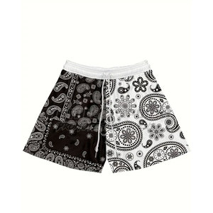 Prix de gros Shorts en maille pour hommes Logo personnalisé Vêtements de marque Shorts en maille décontractés pour hommes à vendre - Product Image 1