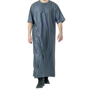 Thobe pour hommes, vente chaude, vêtements musulmans pour hommes, thobes de Dubaï, manches longues, thobe islamique pour hommes, thobe arabe - Product Image 1