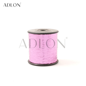 Nhà Máy Bán buôn m loại Polyester glitty hồng vàng bạc lurex đầy màu sắc sợi kim loại chủ đề cho đan - Product Image 1
