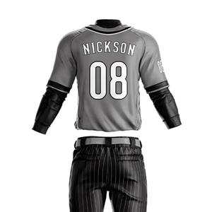 ชุดเครื่องแบบเบสบอลทีมออกแบบได้ตามต้องการพร้อมกางเกงพิมพ์ลายปัก - Product Image 4