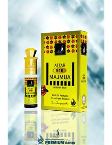 AL MAS Attar 916 Majmua Premium Unisex Attar Perfume en Roll-On 6ML |   Aceite de Fragancia Árabe Concentrado Sin Alcohol de Larga Duración - Product Image 1
