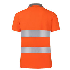 Polo de travail haute visibilité pour homme, service OEM, best-seller, 100% polyester, vêtements de sécurité réfléchissants, respirant, léger et durable - Product Image 3