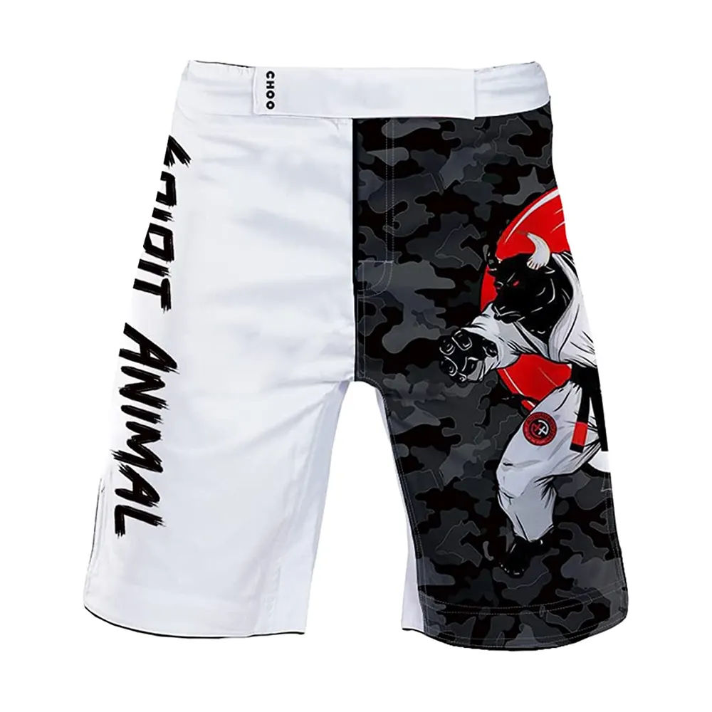 Hoge Kwaliteit Maken Uw Eigen Mma Shorts Mannen Kickboxing Boxing Shorts Muay Thai Satijnen Shorts Voor Kleding