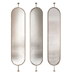 Geometric Metal <b>Room</b> <b>Divider</b> Gold White <b>Folding</b> <b>Screen</b> for Home Office Modern Privacy Partition <b>Divider</b> Decorative Metal Panel - Product Image 5