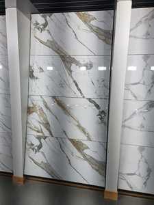 Carreaux de porcelaine vitrifiée émaillée moderne 60*120mm Neutra Graphite finition brillante solide corps complet sol mural 10mm/8mm épaisseur 5 + - Product Image 4