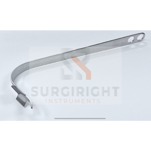 Hohmann retractort doblado curvado tipo Dorr acero inoxidable de alta calidad por Surgiright Instruments - Product Image 3