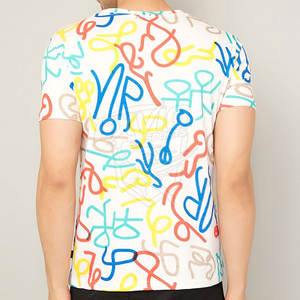 Camiseta Personalizada con Cuello Redondo para Hombre, Diseño de Sublimación, Diseña Tu Propio Logotipo, Camisetas de Sublimación para Hombre - Product Image 2