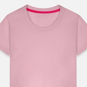 T-shirt d'été en coton lourd surdimensionné unisexe pour enfants Logo personnalisé Couleur unie Col rond T-shirts unis pour garçons - Product Image 6