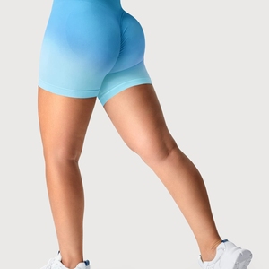 Shorts Térmicos Ligeros para Yoga, Diseño Fruncido de Cintura Alta, Mezcla de Nailon y Elastano, para Clima Fresco - Product Image 4