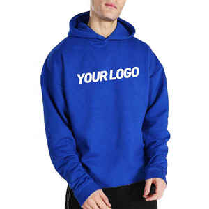 2025 printemps Sport de plein air vêtements pour hommes surdimensionné sweat à capuche en gros personnalisé coton biologique sweat à capuche - Product Image 2