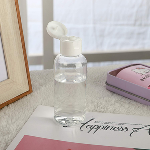 ขวดพลาสติก PET ทรงกลมขนาด60มล. ขวดเครื่องสำอางใสพร้อมฝาปิดด้านบนบรรจุภัณฑ์แชมพูสำหรับเดินทางเติมได้ - Product Image 2