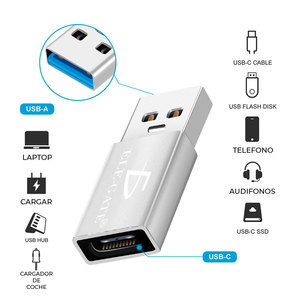 Adaptateur OTG USB mâle vers Type C femelle, convertisseur d'alimentation, chargeur pour téléphone portable, appareil photo, ordinateur de bureau, jeux, tout neuf - Product Image 2