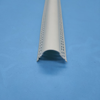 Profilé d'angle rond en PVC à finition lisse pour la protection des murs de construction