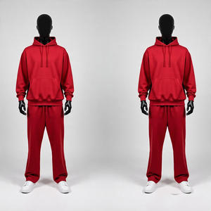 Survêtements pour hommes en gros, logo personnalisé, tissu technique en polaire avec poches, survêtement de jogging uni, vêtements de sport d'hiver, vêtements de sport actifs - Product Image 1