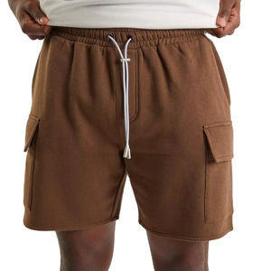 Factory Price OEM Service Solid Casual Loose <b>Baggy</b> Style Jogger <b>Shorts</b> Breathable Quick Dry Elastic Waist for <b>Men</b> - Product Image 5