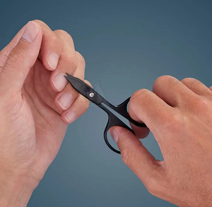 Tijeras de ventilador de uñas personalizadas de alta calidad, removedor de celulosa de cutículas de acero inoxidable, Mini tijera de ventilador de uñas de belleza con logotipo - Product Image 5