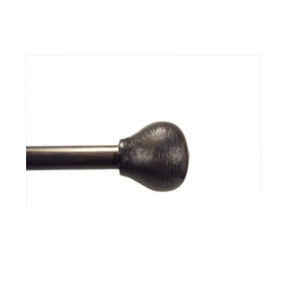 Cortina de aluminio de alta calidad con juego de soporte Cortina colgante Extensible Roma Ball Cut Finials - Product Image 3