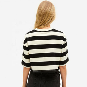 Top Corto a Cuadros para Mujer, Verano, Gimnasio, Transpirable, Ecológico, Secado Rápido, Cómodo, Moderno, Acanalado, Corte Regular, Ropa Deportiva - Product Image 3