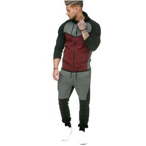 Survêtement 2 pièces pour homme, ensembles de Jogging automne hiver, sweat-shirt à capuche, vestes et Athl, nouvelle collection - Product Image 2