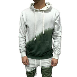 ชุดวอร์มมีฮู้ดลายไทได ไซส์พลัส สกรีนโลโก้ได้ตามต้องการ สำหรับออกกำลังกายและใส่ในฤดูหนาว - Product Image 2