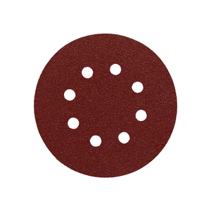 Disco di ricambio Lija con velcro Ø 125 mm. Con Fori Grana 120 (10 Pezzi) - Product Image 1
