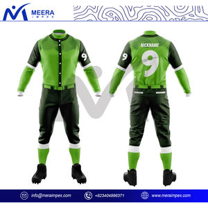 กางเกงเบสบอลผ้าตาข่ายระบายอากาศสำหรับผู้ชายเสื้อกีฬา ODM ชื่อทีมเทคนิคการพิมพ์แบบปักหมายเลข - Product Image 2