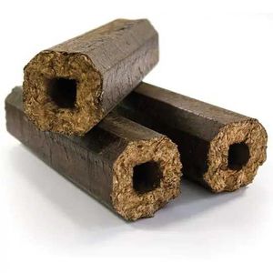 Uniformly shaped wood briquettes for optimized storage - Product Image 4