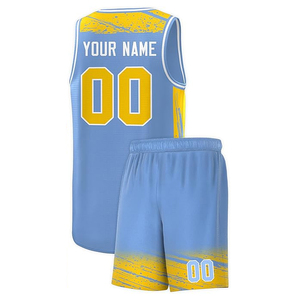 Vente en gros uniforme de basket-ball en polyester Bsci confortable et respirant vêtements de sport d'entraînement d'équipe imprimés nouveau modèle - Product Image 4
