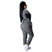 Ensembles de survêtements pour femmes de style urbain, vêtements de sport, ensembles coupe-vent, vente en gros, logo imprimé de haute qualité, ensembles coupe-vent pour femmes