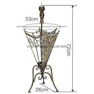 Porte-parapluie décoratif en rotin antique avec un profil mince conçu pour les petits espaces sans compromettre le style - Product Image 3