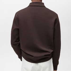 Sweat-shirt à capuche mi-zippé pour homme de haute qualité, 100% coton, hiver, logo personnalisé, molleton lourd - Product Image 6