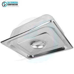 Plateau à instruments en acier inoxydable de qualité médicale avec couvercle, résistant à la corrosion manuelle pour une stérilisation à long terme - Product Image 3