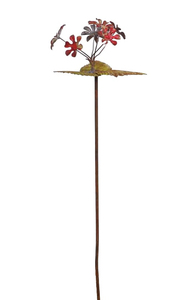 BÂTON DE FLEUR EN MÉTAL DE JARDIN SUPPORTS POUR PLANTES ORNEMENT DE PELOUSE DÉCORATIONS EN MÉTAL BÂTONS D'ART EN FORME DE FLEUR - Product Image 6