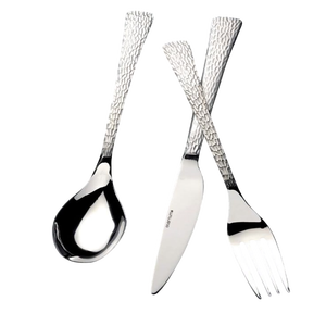 Vaisselle de restaurant de luxe couverts vaisselle cuillère fourchette couteau or blanc couverts en acier inoxydable ensembles - Product Image 2