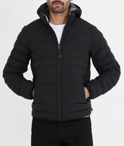 Chaqueta Bomber Acolchada para Hombre, Servicio OEM Personalizado con MOQ Bajo, Cómoda, Ajustada, con Capucha, Técnicas de Teñido Liso, Último Diseño - Product Image 4