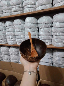 Tazón Ecológico de Cáscara de Coco Hecho a Mano con Cáscara de Coco Reciclada para Vajilla Sostenible y Comercio de Exportación - Product Image 2