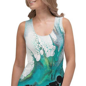 Camiseta Deportiva Sublimada Personalizada para Mujer, Camiseta de Gimnasio, Chaleco Deportivo de Alta Calidad para Correr, Camiseta de Yoga para Mujer - Product Image 6