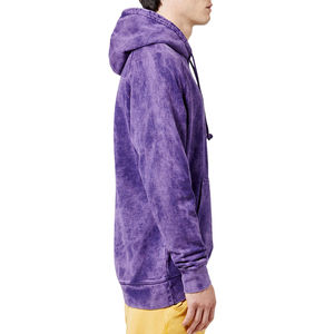 Vêtements décontractés en coton mélangé Basics Cotton Blended Custom Material Sweats à capuche délavés à l'acide pour hommes Sweats à capuche décontractés unis pour hommes - Product Image 4