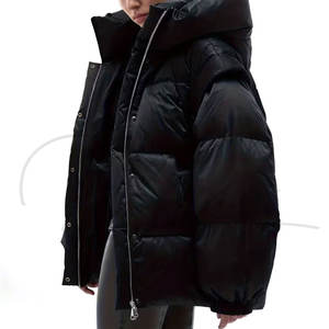 Chaqueta de Invierno 2026, Nueva, Talla Grande, Unisex, con Capucha, Impermeable, Reversible, Relleno de Poliéster, al por Mayor - Product Image 6