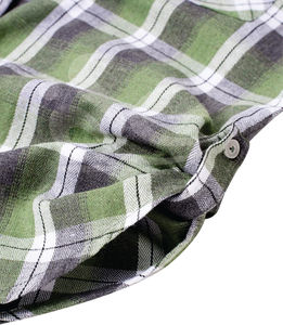 Chemise longue en flanelle de coton à coupe décontractée pour femme, motif à carreaux, fermeture boutonnée, vêtement décontracté écologique pour l'automne, grandes tailles - Product Image 5